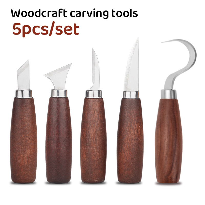 Woodworking Knife - 5pcs tools for wood carving Chisel