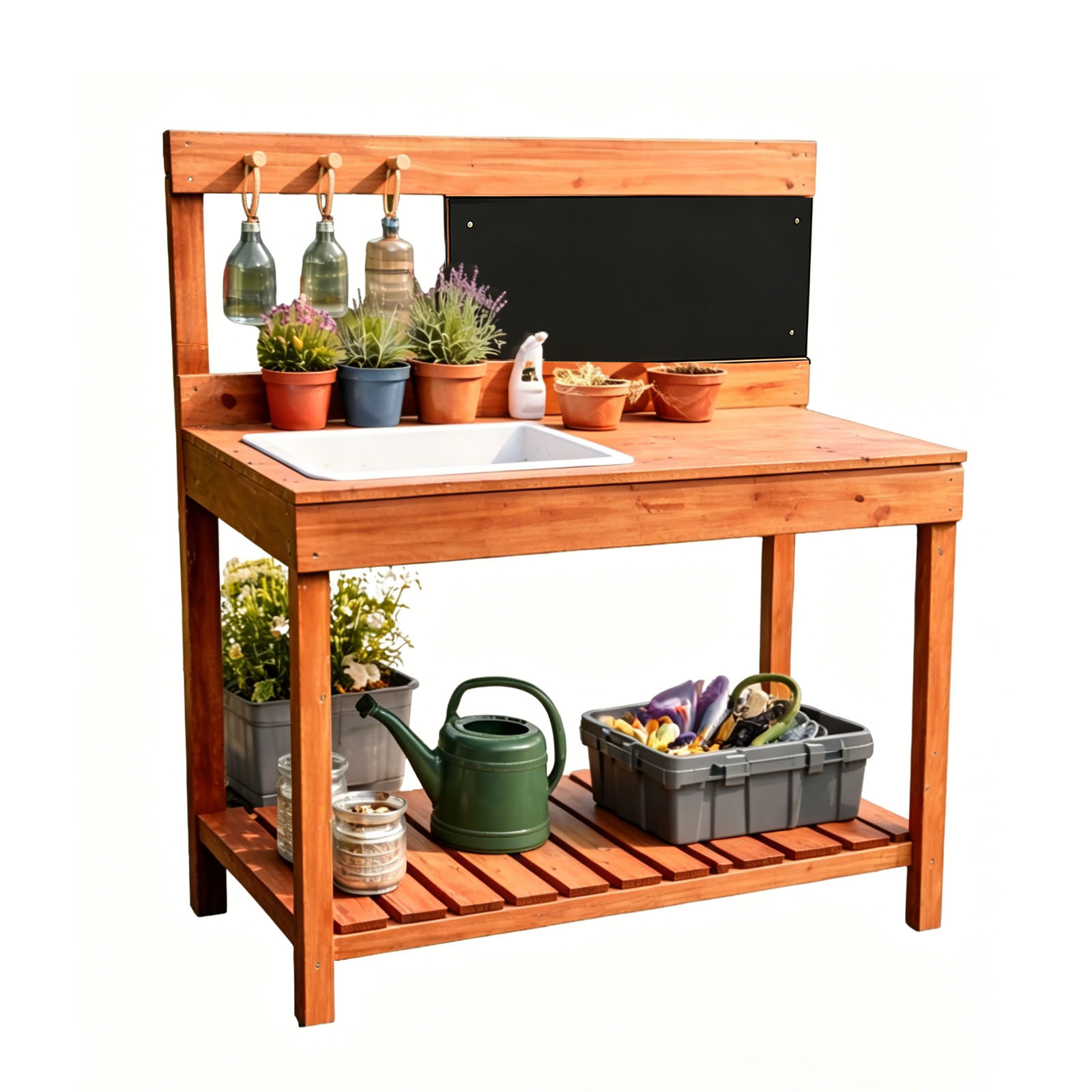 Workbench Woodworking - Wooden Potting Benches For Children Outdoor