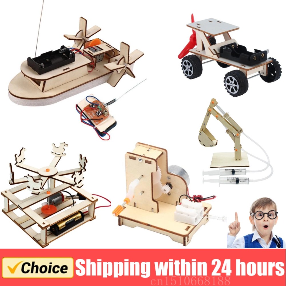 Woodworking Kids Toys - DIY Boat Model Science Toys Kids
