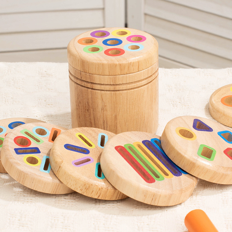 Montessori Wooden Shape Sortin - đánh giá và giá Woodworking Kids Toys