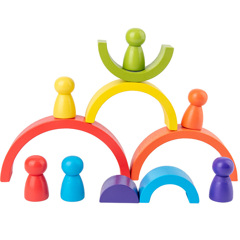 DIY children's wooden rainbow  - đánh giá và giá Woodworking Kids Toys