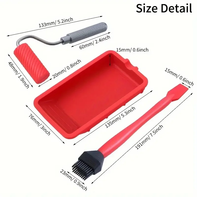 Silicone Glue Roller with Tray - đánh giá và giá Woodworking Projects Art