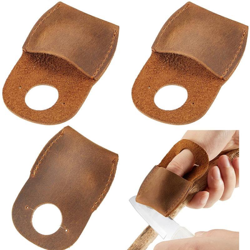 Cowhide Knife Sharpening Finge - đánh giá và giá Woodworking Kitchen Projects
