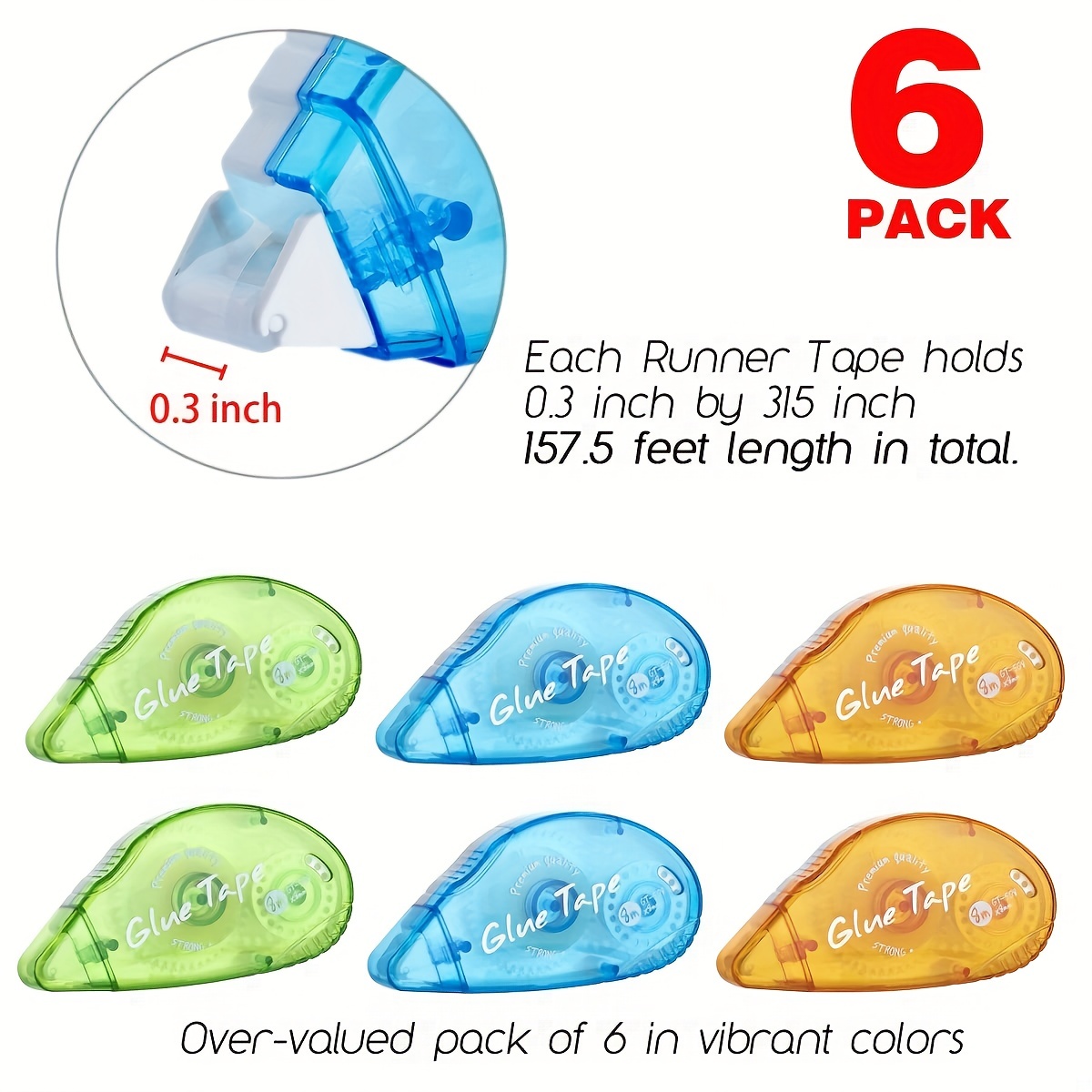 6 Packs Double Sided Tape Roll - đánh giá và giá Woodworking Projects Art
