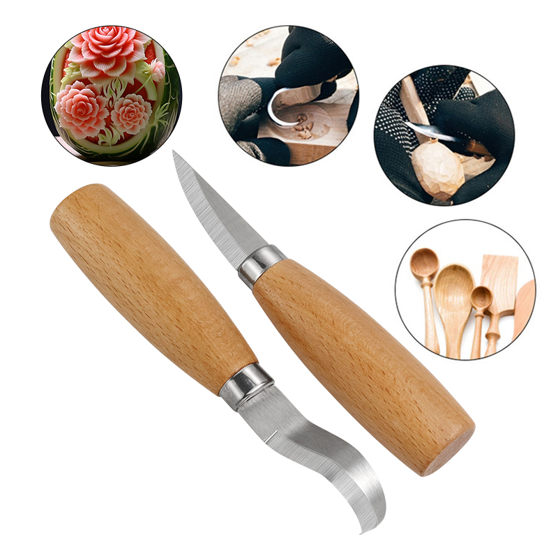 Stainless Iron Carving Knife B - đánh giá và giá Woodworking Knife