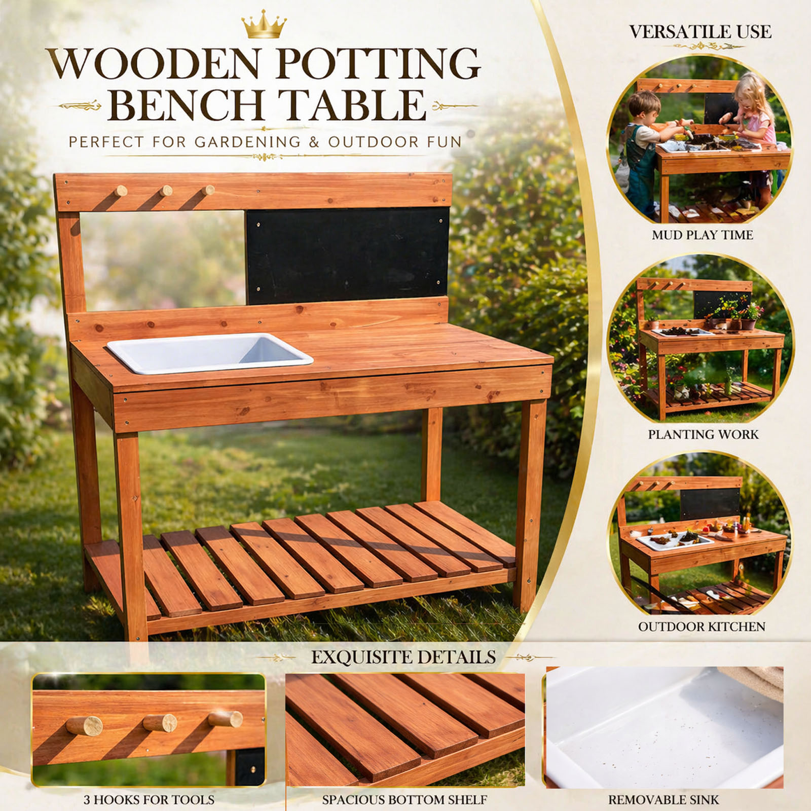 Wooden Potting Benches For Chi - đánh giá và giá Workbench Woodworking
