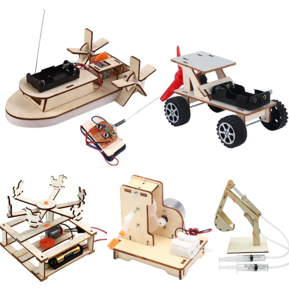 DIY Boat Model Science Toys Ki - đánh giá và giá Woodworking Kids Toys