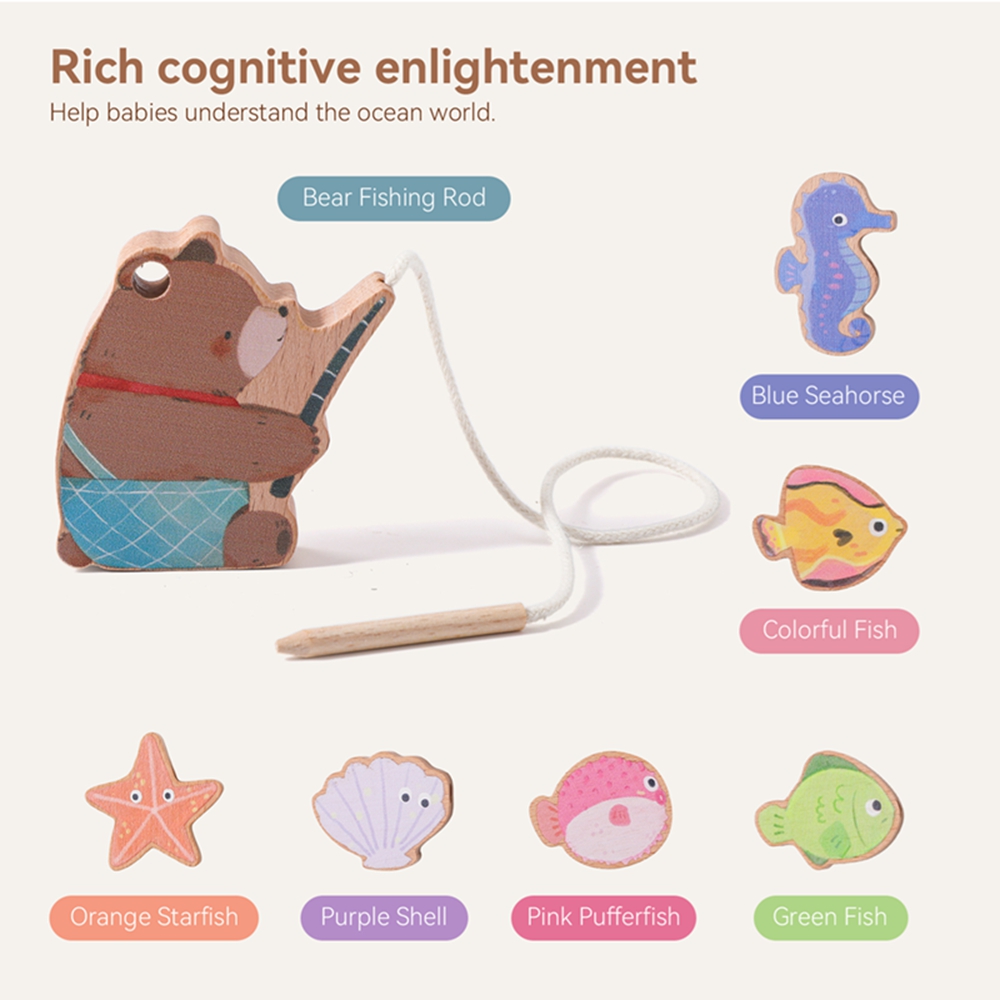 Baby Wooden Threading Toy Mont - đánh giá và giá Woodworking Kids Toys