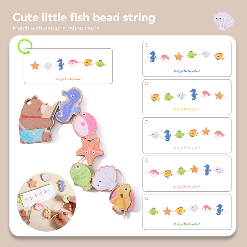 Baby Wooden Threading Toy Mont - đánh giá và giá Woodworking Kids Toys