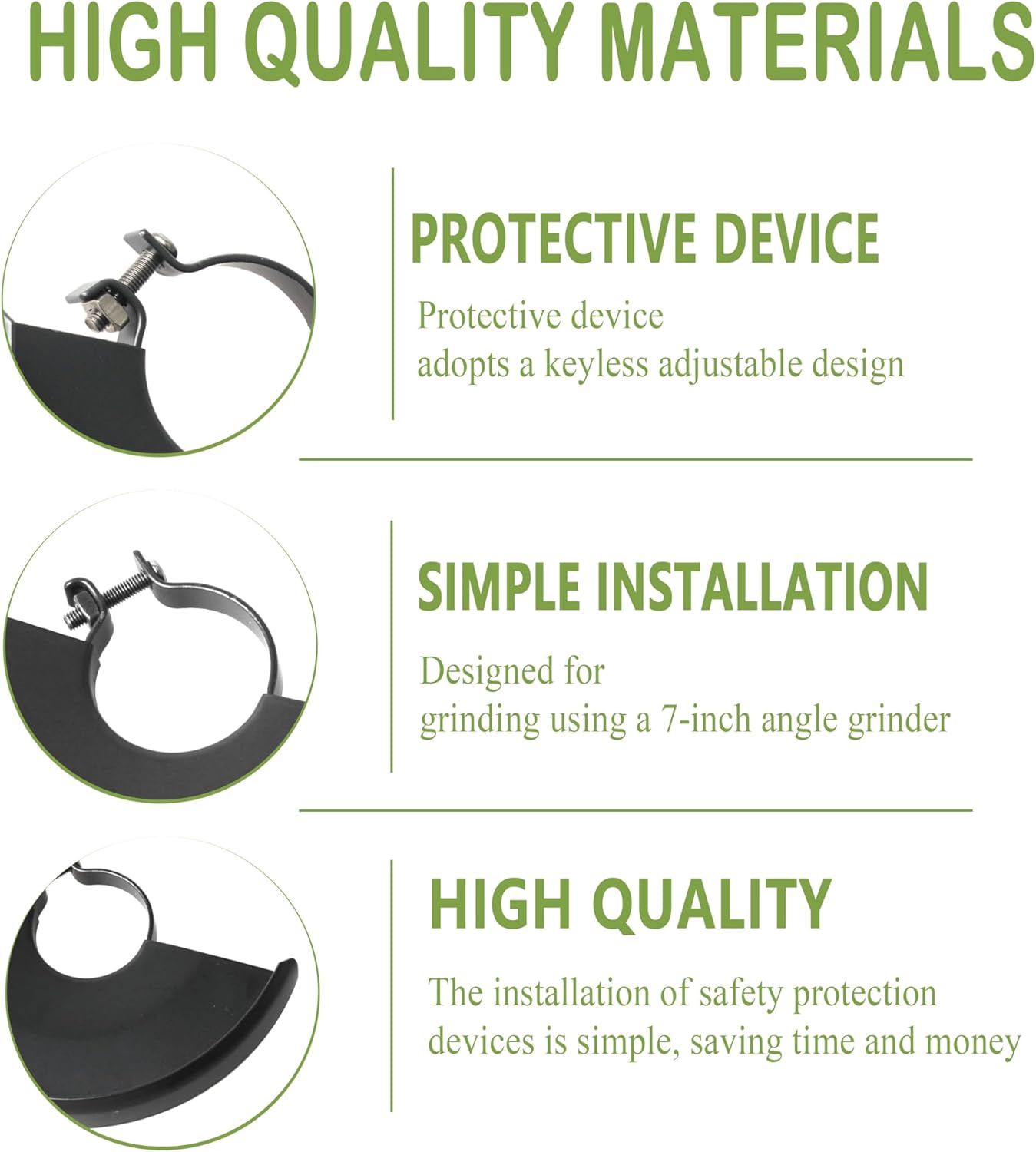 Metal Angle Grinder Guard, Bla - đánh giá và giá Woodworking Face Shield