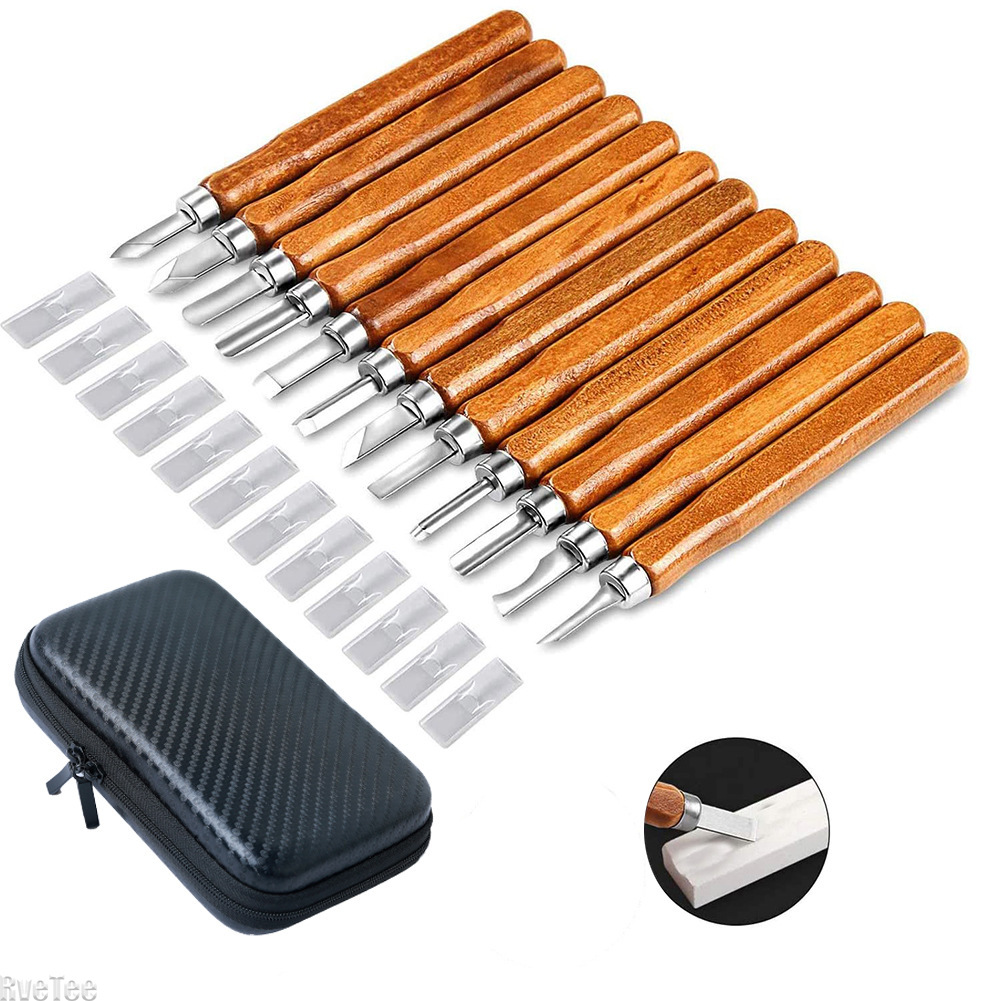12Pcs SK2 Woodworking Carving  - đánh giá và giá Woodworking Knife