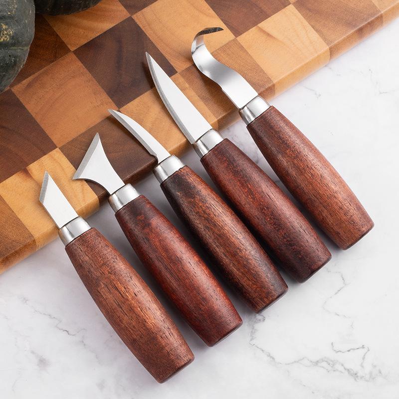 New 5pcs Tools For Wood Carvin - đánh giá và giá Woodworking Knife