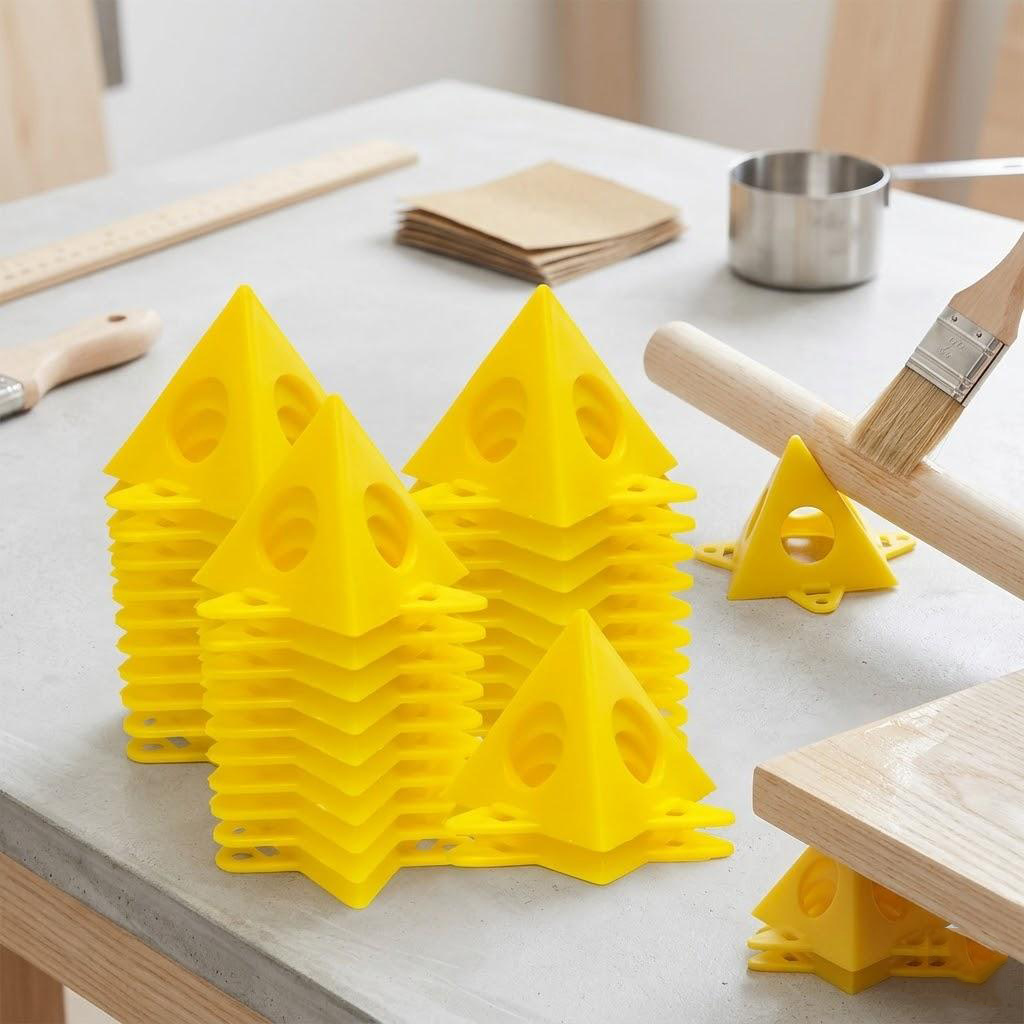 10PCS Triangle Spray Painting  - đánh giá và giá Woodworking Projects Art