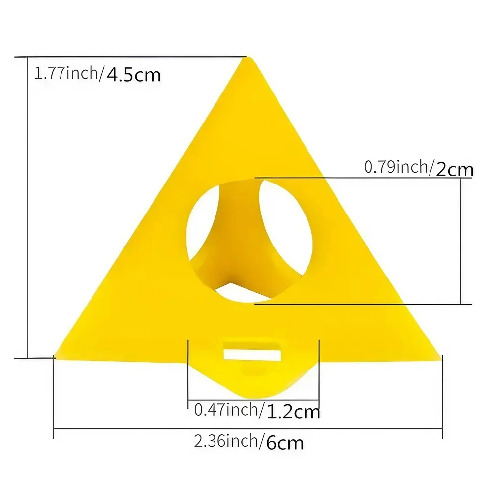 10PCS Triangle Spray Painting  - đánh giá và giá Woodworking Projects Art
